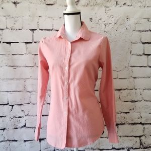 Pink Polka-Dot Long Sleeve Cotton Top - GUC!